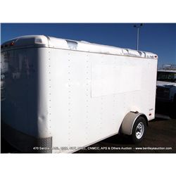 2008 CONTINENTAL CARGO 6'x12'  ENCLOSED UTILITY TR NO KEYS NO TITLE 5NHUTW2138Y008153