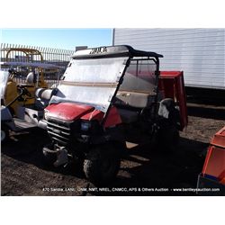 KAWASAKI MULE 4WD, 2963 MILES NO KEYS