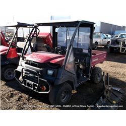 KAWASAKI MULE 4X4, 3084 MILES NO KEYS
