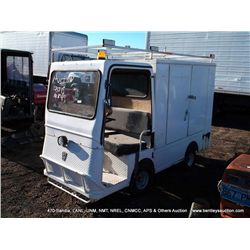 TAYLOR & DUNN BOX TRUCK ~ 73 HOURS NO KEYS NO TITLE (print sequence:) 844