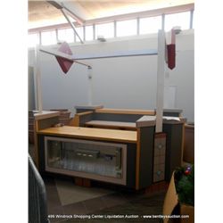 WOOD & MARBLE DISPLAY UNIT