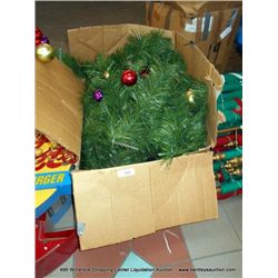 CHRISTMAS TREE GREENERY TO BE SOLD W/ LOT 125