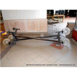 10' 4-GLOBE LAMP 2X MONEY