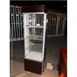 WOOD & GLASS MARC ECKO DISPLAY CASE