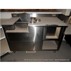 STAINLESS FOOD PREP TABLE