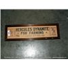 Image 1 : FRAMED OLD ADVERTISEMENT, HERCULES DYNAMITE