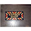Image 1 : ENAMEL PAINTED SIGN, BARBER SHOP