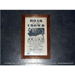 FRAMED BOXING ADVERTISEMENT