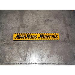 MOORMAN'S MINERALS SIGN