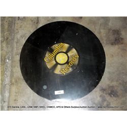 COLUMBIA RECORDS "RECORD" SIGN