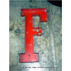 METAL "F" LETTER
