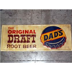 DAD'S ROOT BEER METAL SIGN