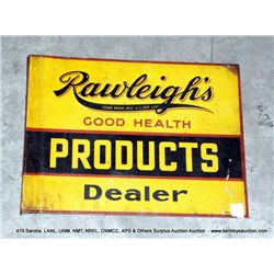 RAWLEIGH'S DEALER METAL SIGN