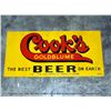 Image 1 : COOKS GOLDBLUME BEER METAL SIGN