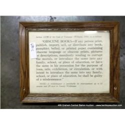 FRAMED SECTION 11190 OF THE CODE OF TENNESSEE