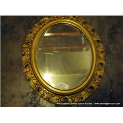 DECORATIVE OVAL MIRROR