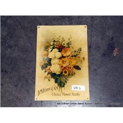 "PM FERRY & CO'S" METAL SIGN