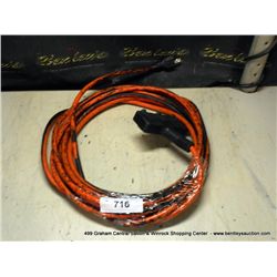 ORANGE 25' EXTENSION CORD