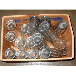 BOX: ASSORTED BEER OR WHAT GLASSES