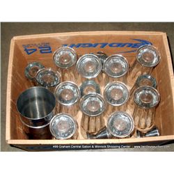 BOX: ASSORTED BEER OR WHAT GLASSES