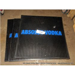 ABSOLINT VODKA BAR MATS 3X MONEY