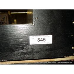 BLACK WOODEN DISPLAY LIGHTING 3X MONEY