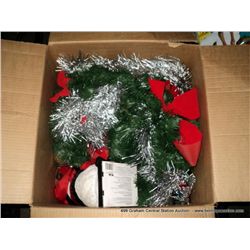 BOX: DECORATED CHRISTMAS ITEMS