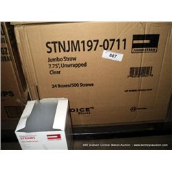 BOX: CHOICE JUMBO STRAWS-12,000 PER BOX