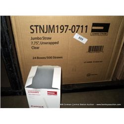 BOX: CHOICE JUMBO STRAWS-12,000 PER BOX