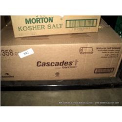 CASCADES NATURAL ROLL TOWELS