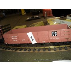 ARISTO CRAFT TRAINS, WOOD GONDALA CAR, ART-861010 SANTA FE, 1:24 SCALE