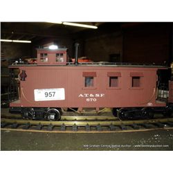 ARISTO CRAFT TRAINS, WOOD CABOOSE, ART-82110, 1:24 SCALE