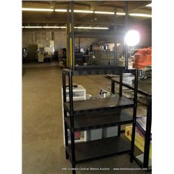 BLACK PLASTIC SHELVES