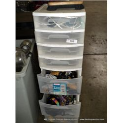 STERILITE 7-DRAWER CART