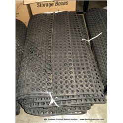 BLACK RUBBER KITCHEN MATS 5X MONEY