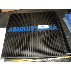 ABSOLUT VODKA BAR MATS 2X MONEY