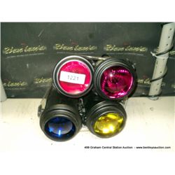 SET: 4 COLORED LIGHTS