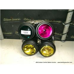 SET: 4 COLORED LIGHTS