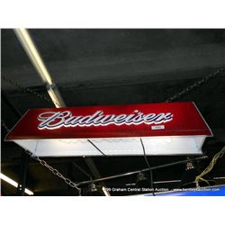 BUDWIESER RED POOL TABLE LIGHT