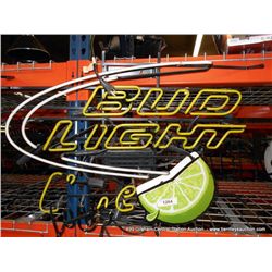 BUD LIGHT LIME NEON LIGHT SIGN