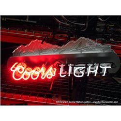 COORS LIGHT NEON LIGHT SIGN