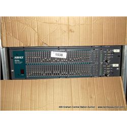 ASHLY GQX SERIES MODEL-3102 STEREO THIRD OCTAVE GRAPHIC EQUALIZER