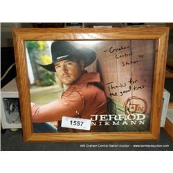FRAMED PORTRAIR: JERROD NIEMANN-AUTOGRAPHED