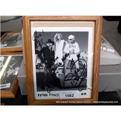 FRAMED PORTRAIT: TRICK PONY-AUTOGRAPHED