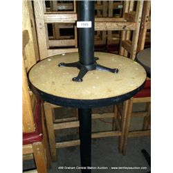 24" ROUND SINGLE PEDISTAL BAR TABLE 42" TALL 2X MONEY