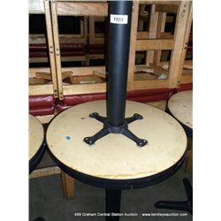 24" ROUND SINGLE PEDISTAL BAR TABLE 29" TALL 2X MONEY