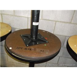 24" ROUND SINGLE PEDISTAL BAR TABLE 42" TALL 2X MONEY