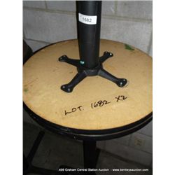 24" ROUND SINGLE PEDISTAL BAR TABLE 42" TALL 2X MONEY