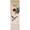 Image 1 : Japanese Embroidery Eagle Painting Scroll