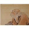 Image 4 : Chinese WC Old Man Painting Scroll Zhang